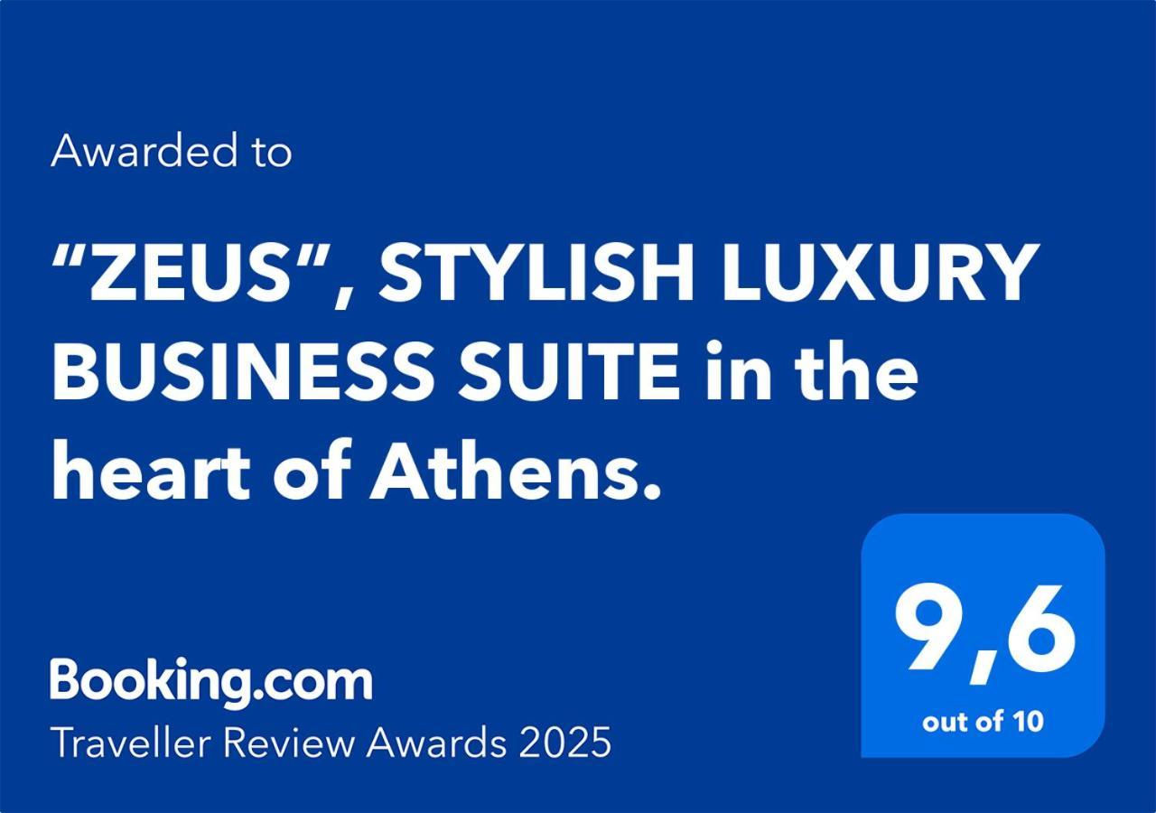 “Zeus”, Stylish Luxury Business Suite In The Heart Of Athens. Exteriér fotografie